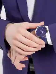 Синий мужские кварцевые часы