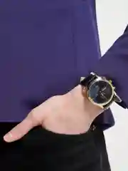 Черный мужские кварцевые часы