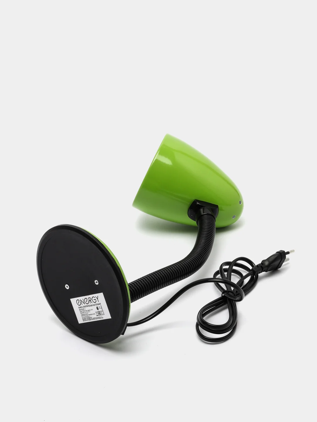 Лампа электрическая настольная ENERGY EN-DL07-1 зеленая 366007