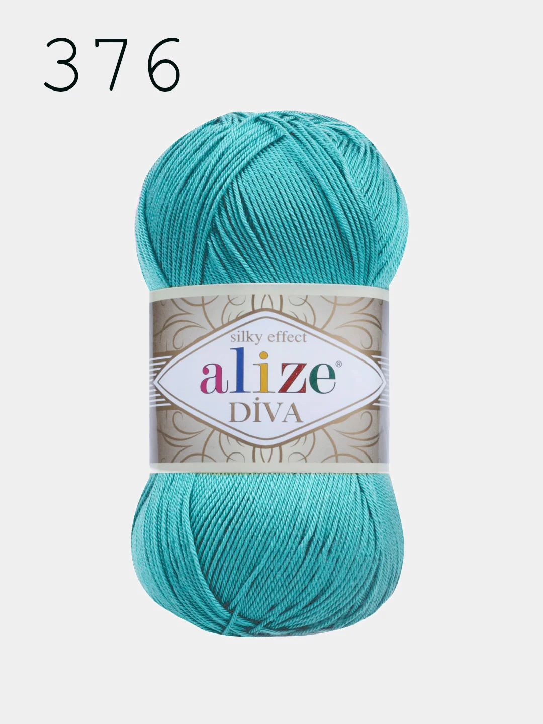 Пряжа Alize Diva  100% Микрофибра 100г 350м ,штуки/упаковка 5шт