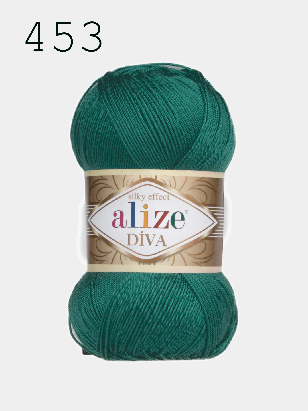 Пряжа Alize Diva  100% Микрофибра 100г 350м ,штуки/упаковка 5шт