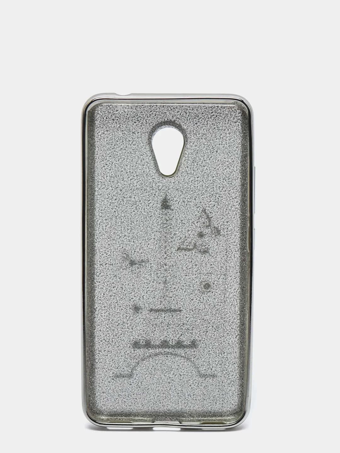 Серебряный чехол Meizu M5C