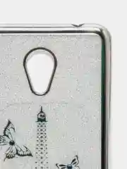 Серебряный чехол Meizu M5C