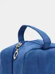 Синий меланж дорожная сумка, гигиеническая