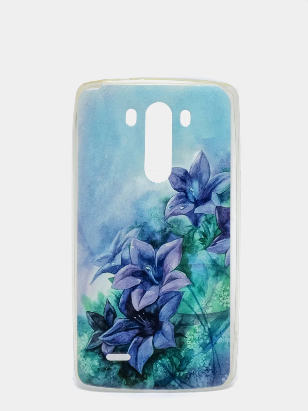 Голубой чехол LG G3