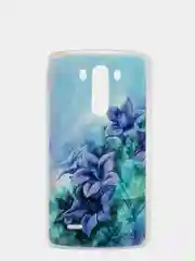 Голубой чехол LG G3