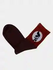 Коралловый меланж носки унисекс хлопковые