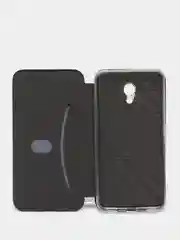 Черный чехол-книжка (флип) Meizu M5C