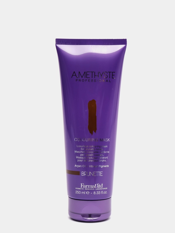 Маска для волос FarmaVita Amethyste BRUNETTE (Брюнет), оттеночная, 250 мл