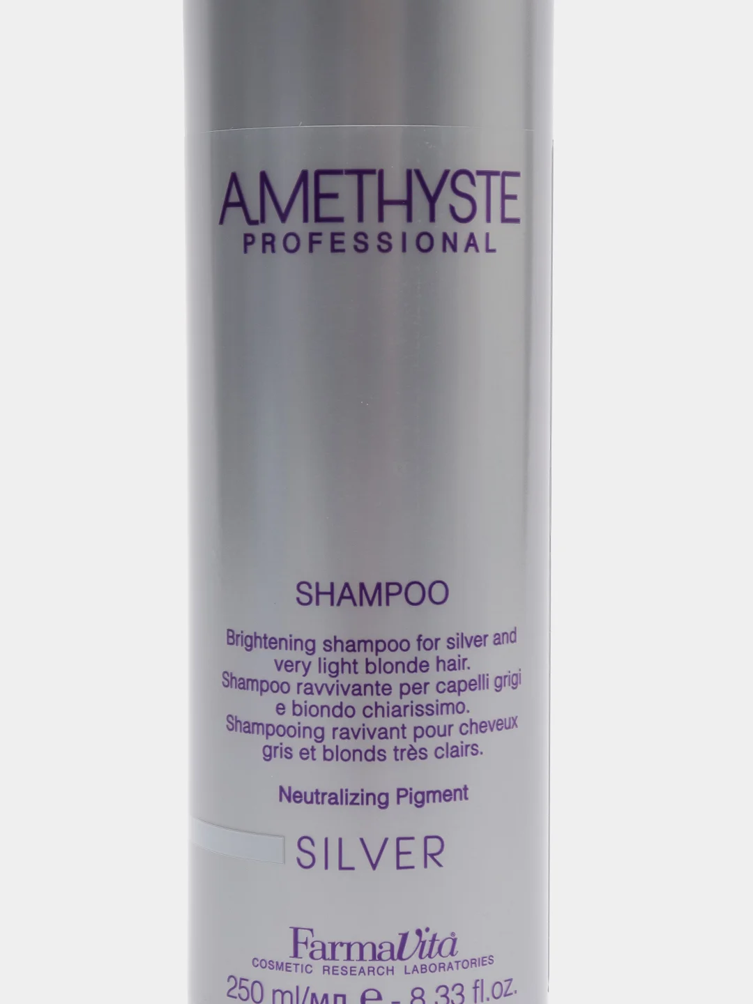 Шампунь FarmaVita Amethyste Silver, для осветленных и седых волос, 250 мл