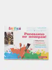 Картина по номерам на холсте 40х30 см "Город Лондон" с подрамником, Selfica