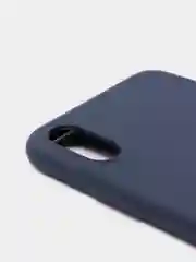 Темно-синий чехол для iPhone 5s, 6, 7, 8 Plus, SE 20, X, XS, XR, 11 Pro Max, 12 Mini, 13, силиконовый