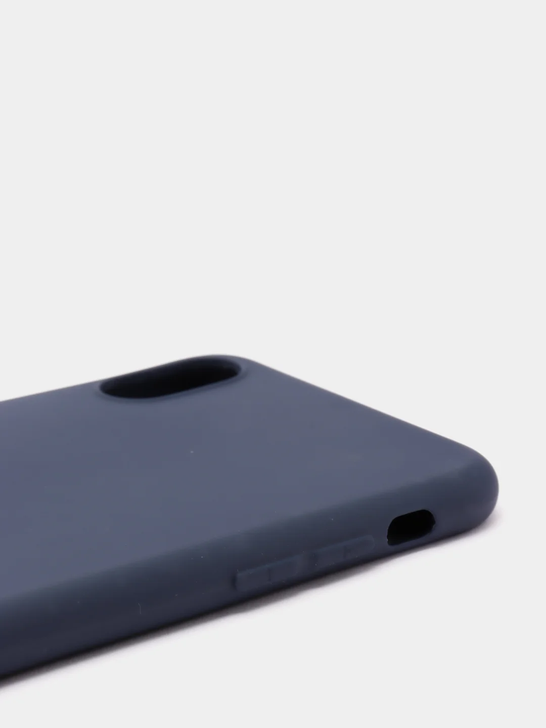 Темно-синий чехол для iPhone 5s, 6, 7, 8 Plus, SE 20, X, XS, XR, 11 Pro Max, 12 Mini, 13, силиконовый