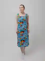 Голубой платье женское
