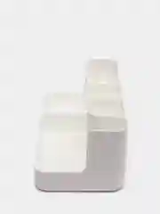 Белый органайзер для хранения косметики