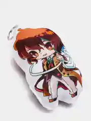 Зеленый брелок-подушка "Мини Чиби" по аниме Волейбол, Атака титанов, Re:zero и другие