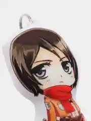 Оливковый брелок-подушка "Мини Чиби" по аниме Волейбол, Атака титанов, Re:zero и другие