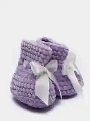 Лавандовый плюшевые пинетки