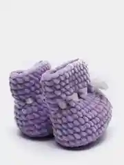 Лавандовый плюшевые пинетки