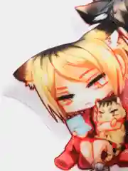Алый брелок-подушка "Мини Чиби" по аниме Волейбол, Атака титанов, Re:zero и другие