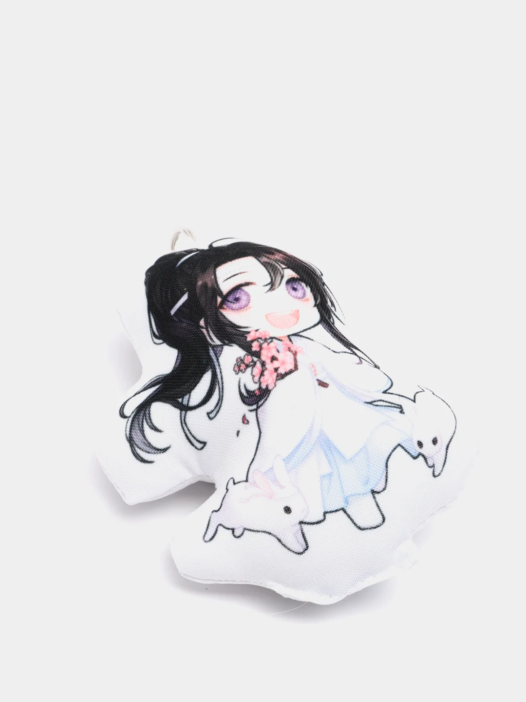 Желтый брелок-подушка "Мини Чиби" по аниме Волейбол, Атака титанов, Re:zero и другие
