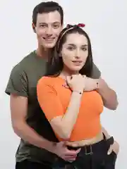 Парные браслеты с вулканическим камнем