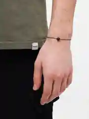Парные браслеты с вулканическим камнем
