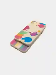 Аметистовый чехол iPhone 11, 12, дизайнерский  с яркой расцветкой, силиконовый чехол для телефона