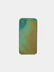 Салатовый чехол iPhone 11, 12, дизайнерский  с яркой расцветкой, силиконовый чехол для телефона