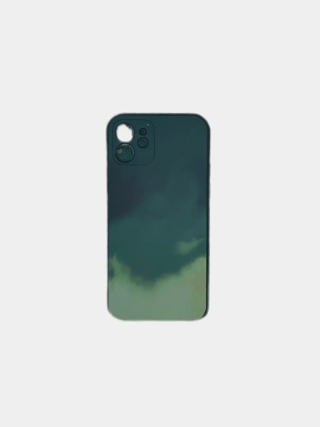 Лесной зеленый чехол iPhone 11, 12, дизайнерский с яркой расцветкой, силиконовый чехол для телефона