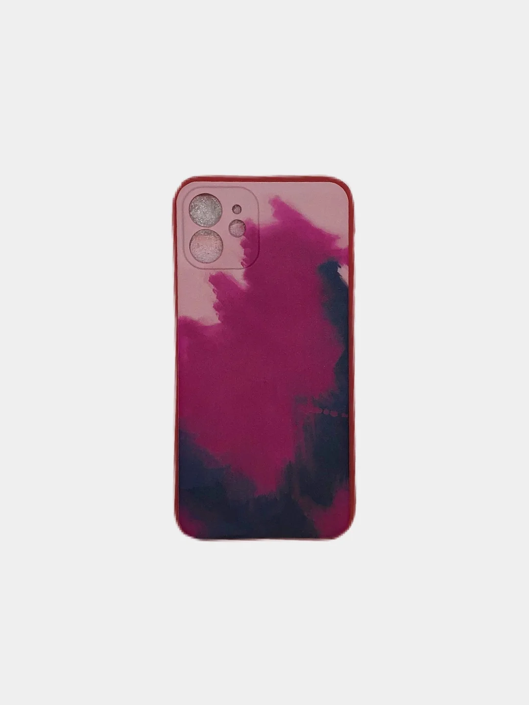 Марсала чехол iPhone 11, 12, дизайнерский с яркой расцветкой, силиконовый чехол для телефона