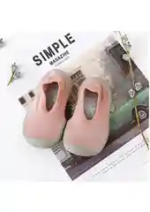 Розовый детские носки нескользящие