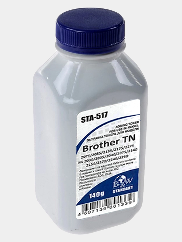 Тонер Brother HL-2030/35/40/75/2140/50/70 TN-2075/85/2135/75 BlackWhite Standart