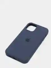 Синий меланж чехол Silicone Case для iPhone 12, 12 Pro