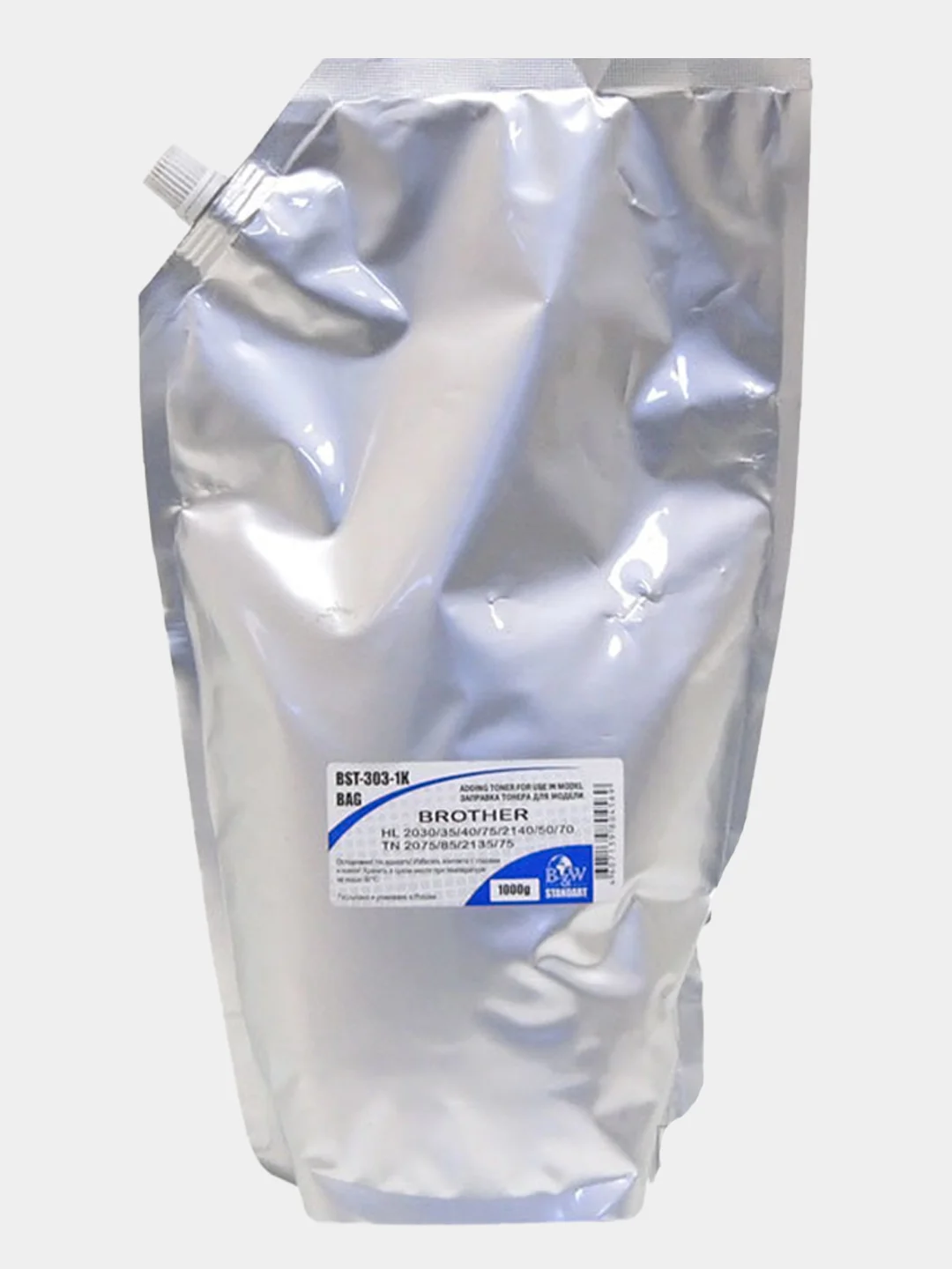 Тонер Brother HL-2030/35/40/75/2140/50/70 TN-2075/85/2135/75 BlackWhite Standart