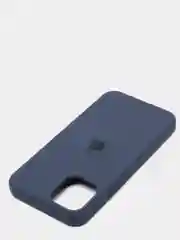 Синий меланж чехол Silicone Case для iPhone 12, 12 Pro