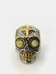 Мужское кольцо с черепом "Dia de Muertos", подарок на 23 февраля