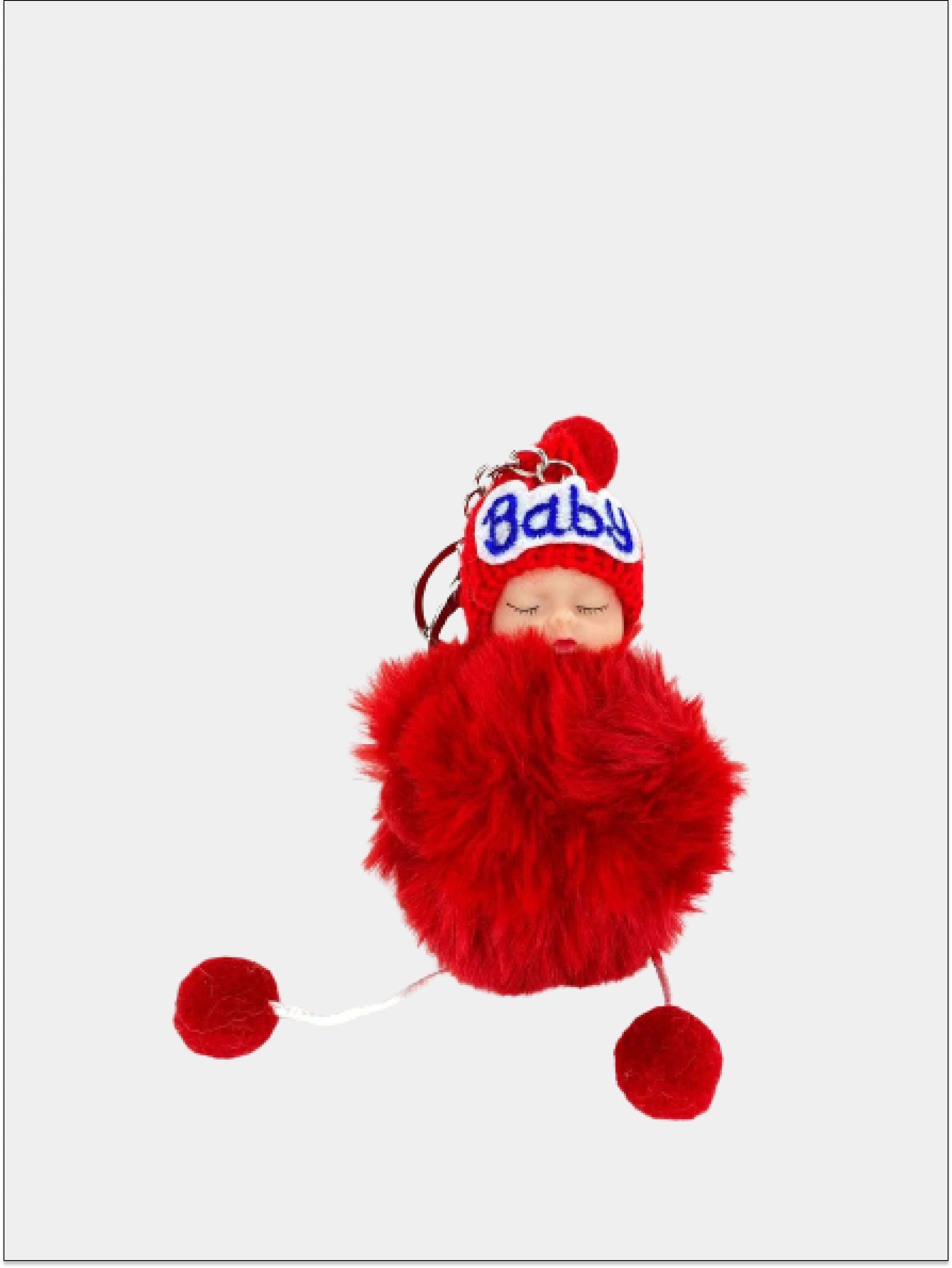 Красный брелок мягкий "Baby"