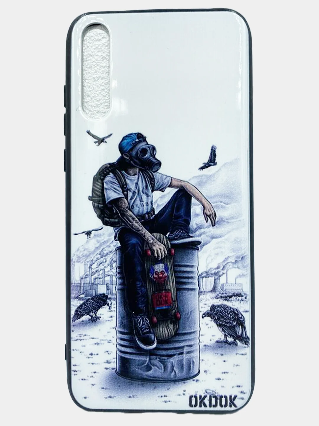 Белый чехол для Huawei Honor Y8P, Y6P, 9A, P40 Lite E / 9C, P40 Lite, PSmart 2019/10Lite