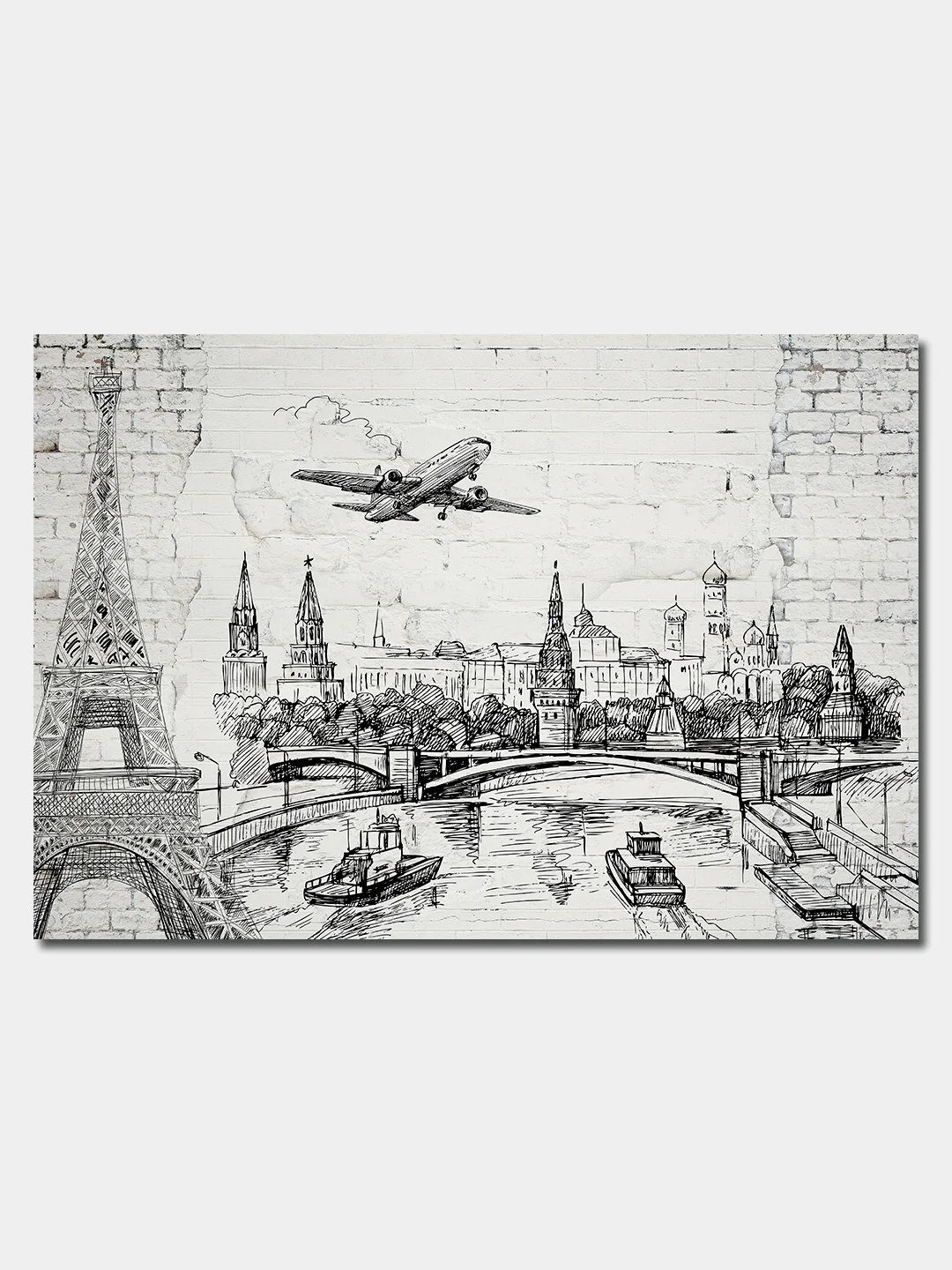 Хром фотообои флизелиновые, 150х100 см
