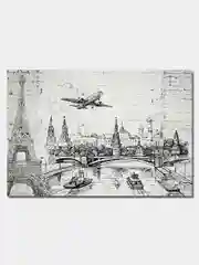 Хром фотообои флизелиновые, 150х100 см
