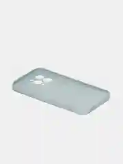 Ледяной чехол силиконовый со стеклянной панелью для iPhone 13 Pro Max