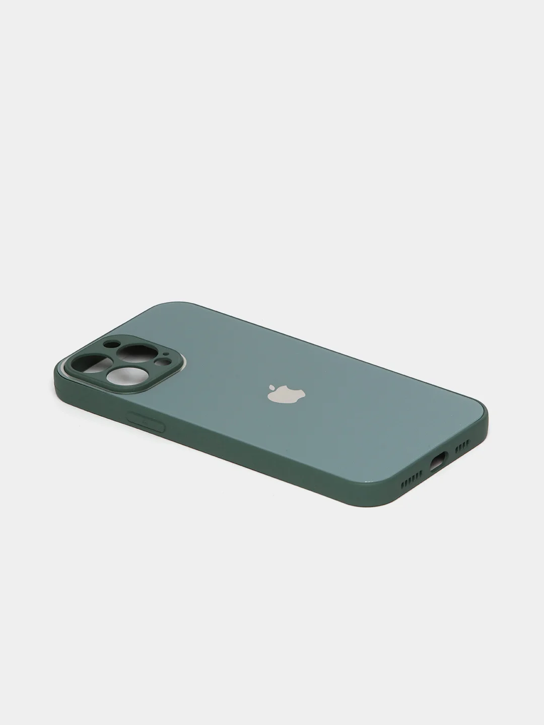 Морской чехол силиконовый со стеклянной панелью для iPhone 13 Pro Max