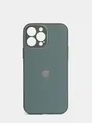 Морской чехол силиконовый со стеклянной панелью для iPhone 13 Pro Max