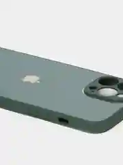 Морской чехол силиконовый со стеклянной панелью для iPhone 13 Pro Max