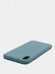Синий меланж чехол для iPhone 5s, 6, 7, 8 Plus, SE 20, X, XS, XR, 11 Pro Max, 12 Mini, 13, силиконовый