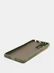 Лесной зеленый чехол Xiaomi Redmi Note 10 Pro, Редми Нот 10 Про, пластиковый матовый с цветными кнопками