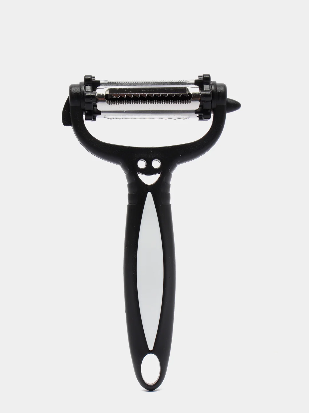 Черный овощечистка, овощерезка 3 в 1, Roto peeler