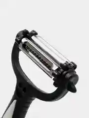 Черный овощечистка, овощерезка 3 в 1, Roto peeler