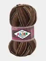 Носочная пряжа Alize Superwash, 100 г, 420 м